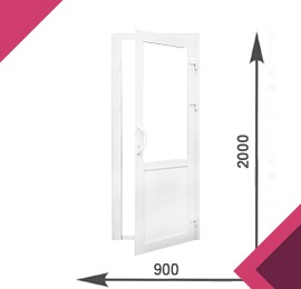 Входная дверь одностворчатая 70 система 900x2000