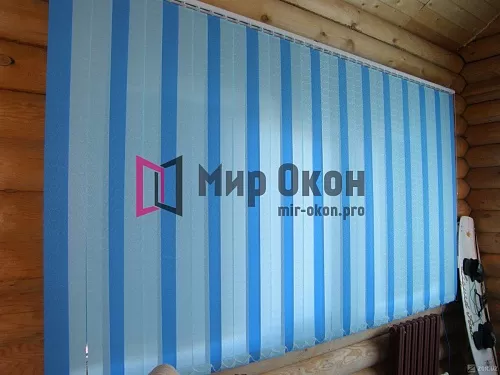 Вертикальные жалюзи в деревянном доме Вертикальные жалюзи в деревянном доме