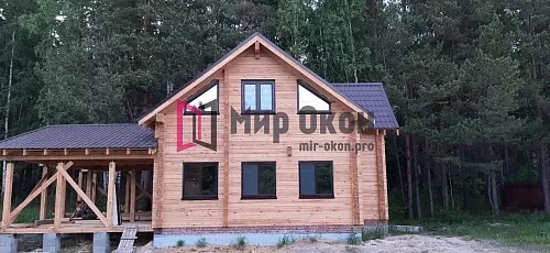 Частный дом с мультифункциональными зеркальными стеклопакетами Частный дом с мультифункциональными зеркальными стеклопакетами